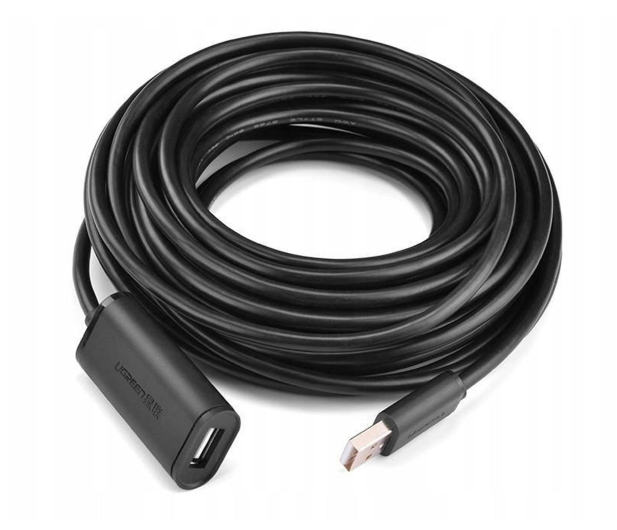 UGREEN Kabel przedłużający USB 2.0 US121 aktywny 20m czarny - 1489086 - zdjęcie 2